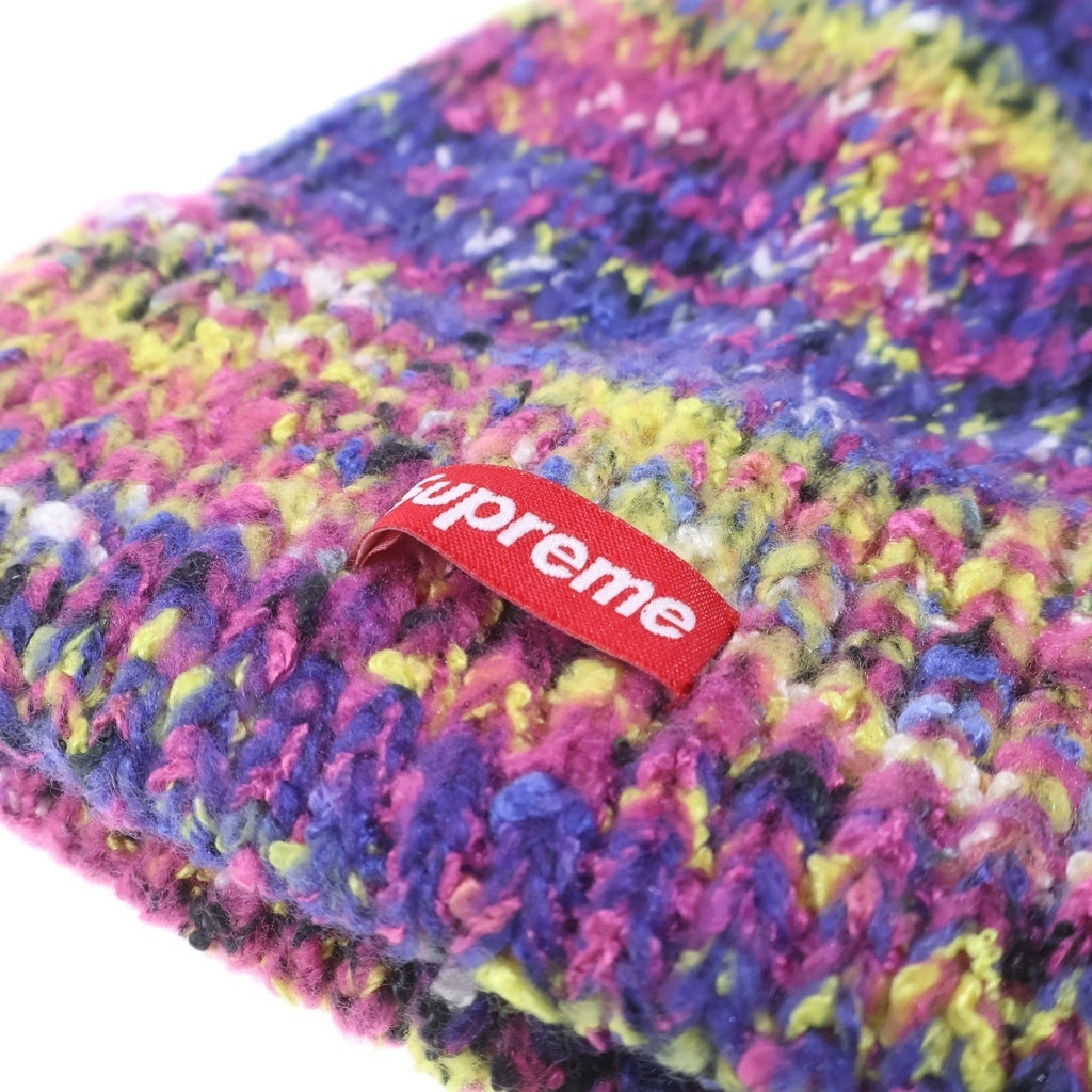 SUPREME(シュプリーム) 22AW Space Dye Stripe Beanie スペースダイ ストライプ ビーニー マルチカラー