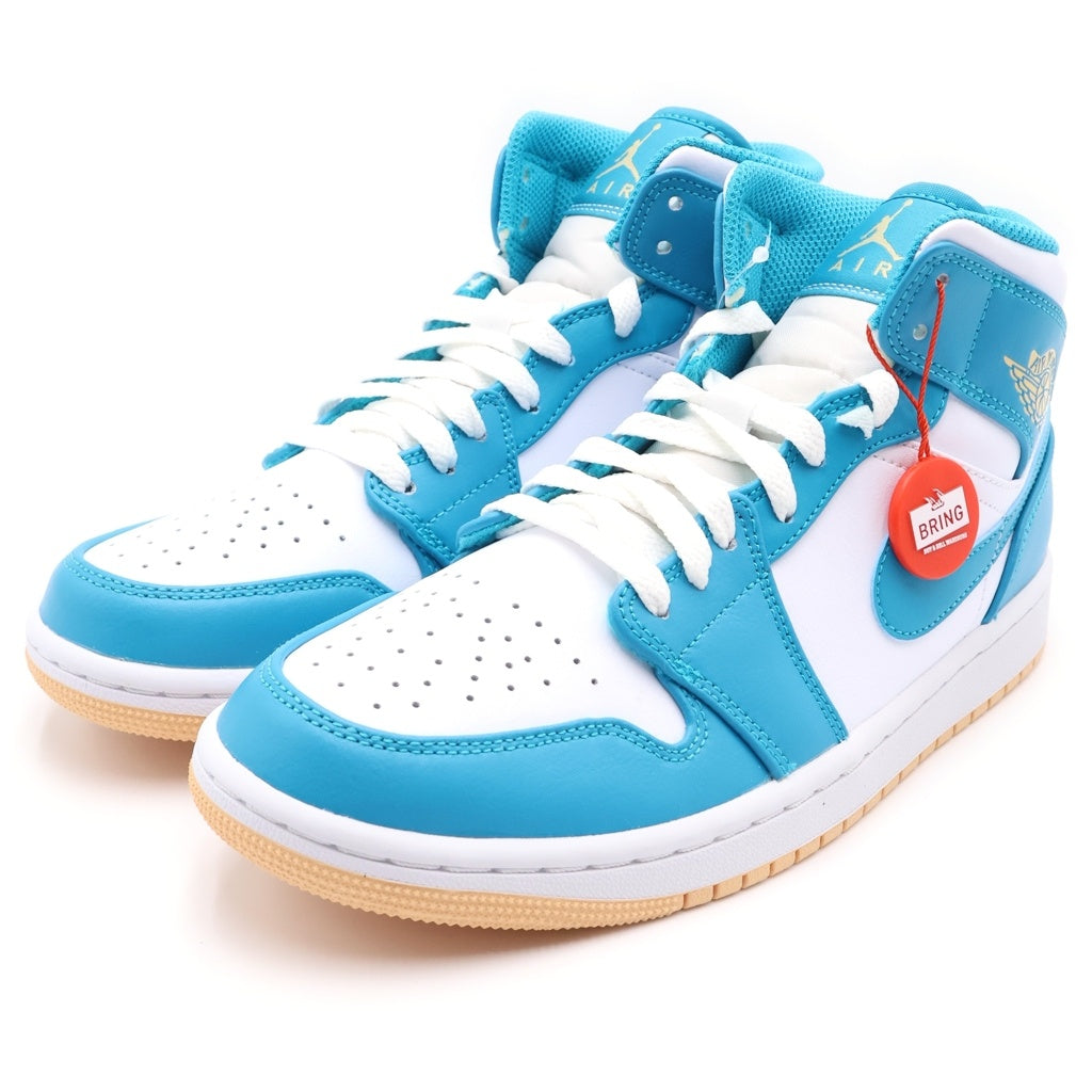 NIKE(ナイキ) AIR JORDAN 1 MIDD AQUATONE DQ8426-400 エアジョーダン1 ミッド アクアトーン ホワイト/ブルー 26cm/US8