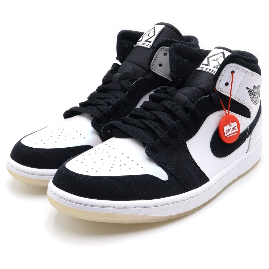 NIKE(ナイキ) Air Jordan 1 Mid Omega DH6933-100 エアジョーダン1 ミッド オメガ ハイカットスニーカー ホワイト/ブラック US9/27.0cm
