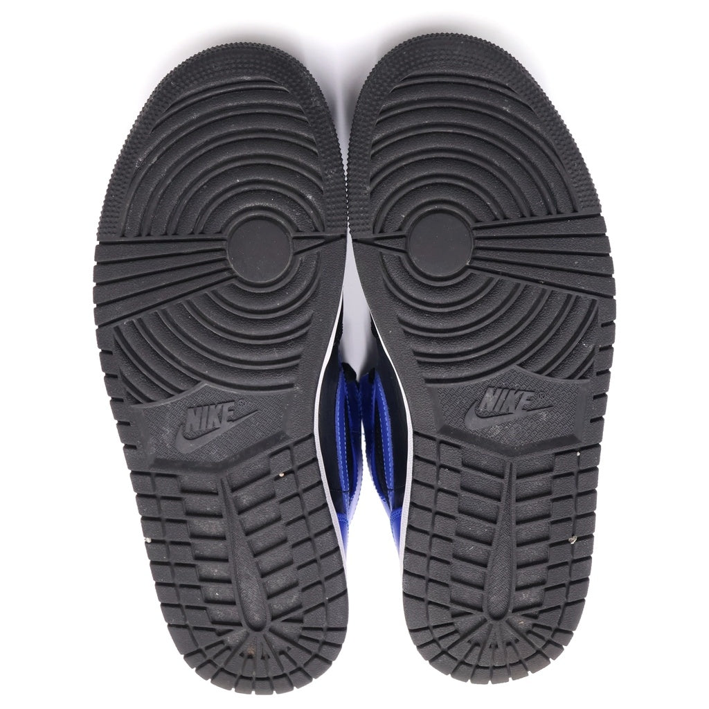 NIKE(ナイキ) AIR JORDAN 1 MID HYPER ROYAL エアジョーダン1 ハイパーロイヤル ローカットスニーカー ブラック/ブルー US8.5/26.5cm 554724-077
