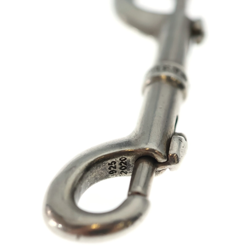 CHROME HEARTS(クロムハーツ) DOUBLE CLIP KEY CHAINダブルクリップ キーチェンウォレットチェーン シルバー