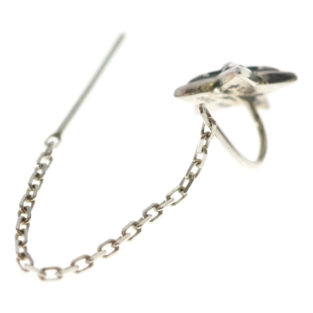 CHROME HEARTS(クロムハーツ) Chain Star チェーンスター スタッド ピアス シルバー