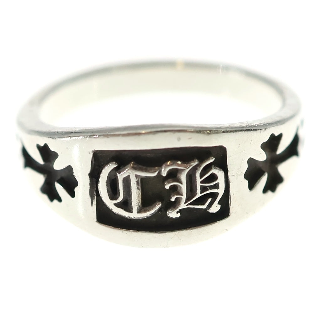 CHROME HEARTS(クロムハーツ) CH CREST MINI CHクレストミニ シルバーリング レディース