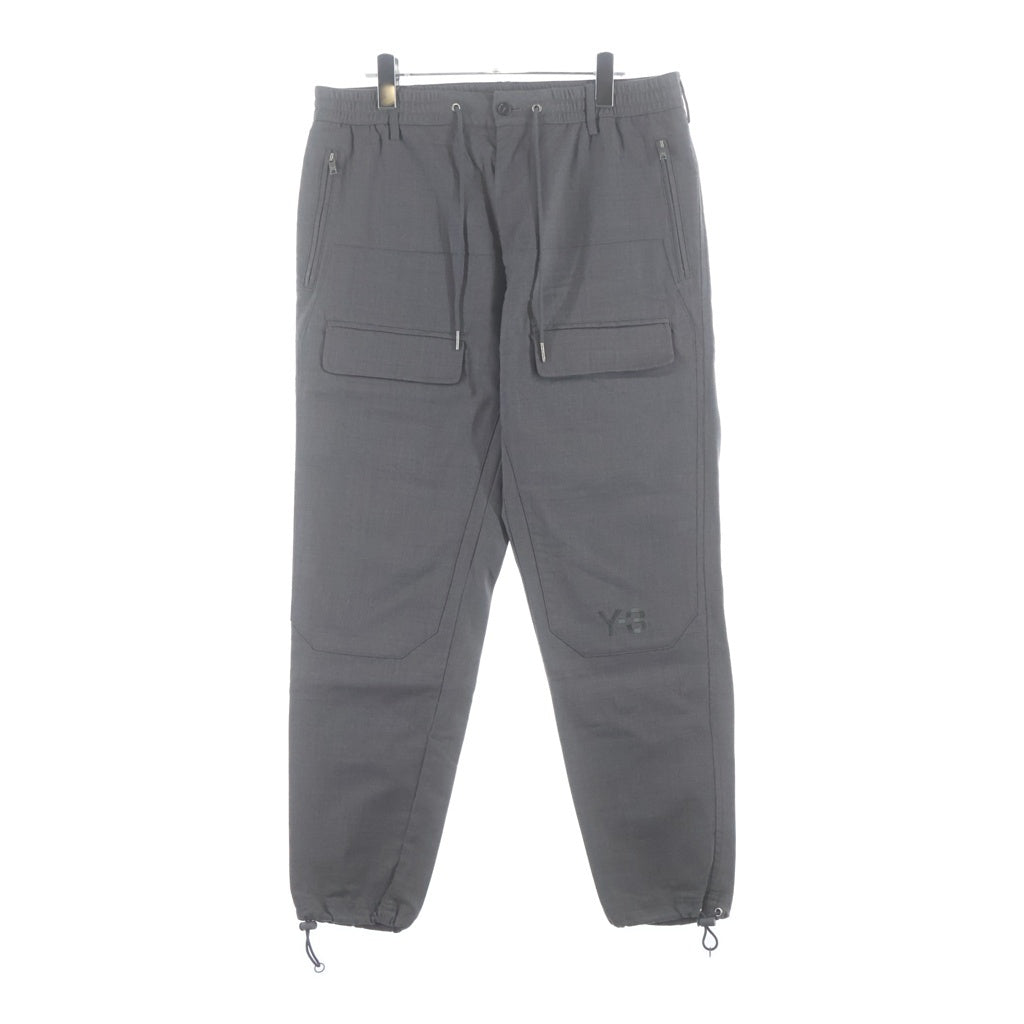 Y-3(ワイスリー) 11SS フロントポケット O54399 ジョガーパンツ グレー
