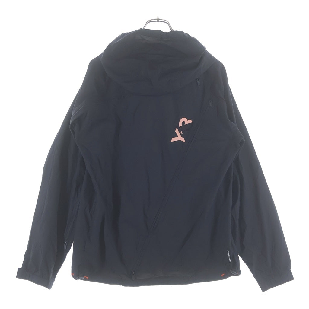 Y-3(ワイスリー) 13SS BIAS ZIP JACKET バイアスジップジャケット 変形ジップ F47225 ナイロンジャケット ブラック