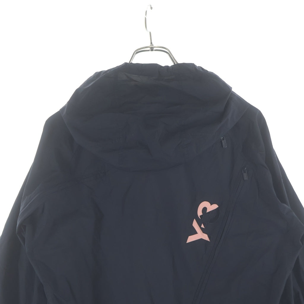Y-3(ワイスリー) 13SS BIAS ZIP JACKET バイアスジップジャケット 変形ジップ F47225 ナイロンジャケット ブラック
