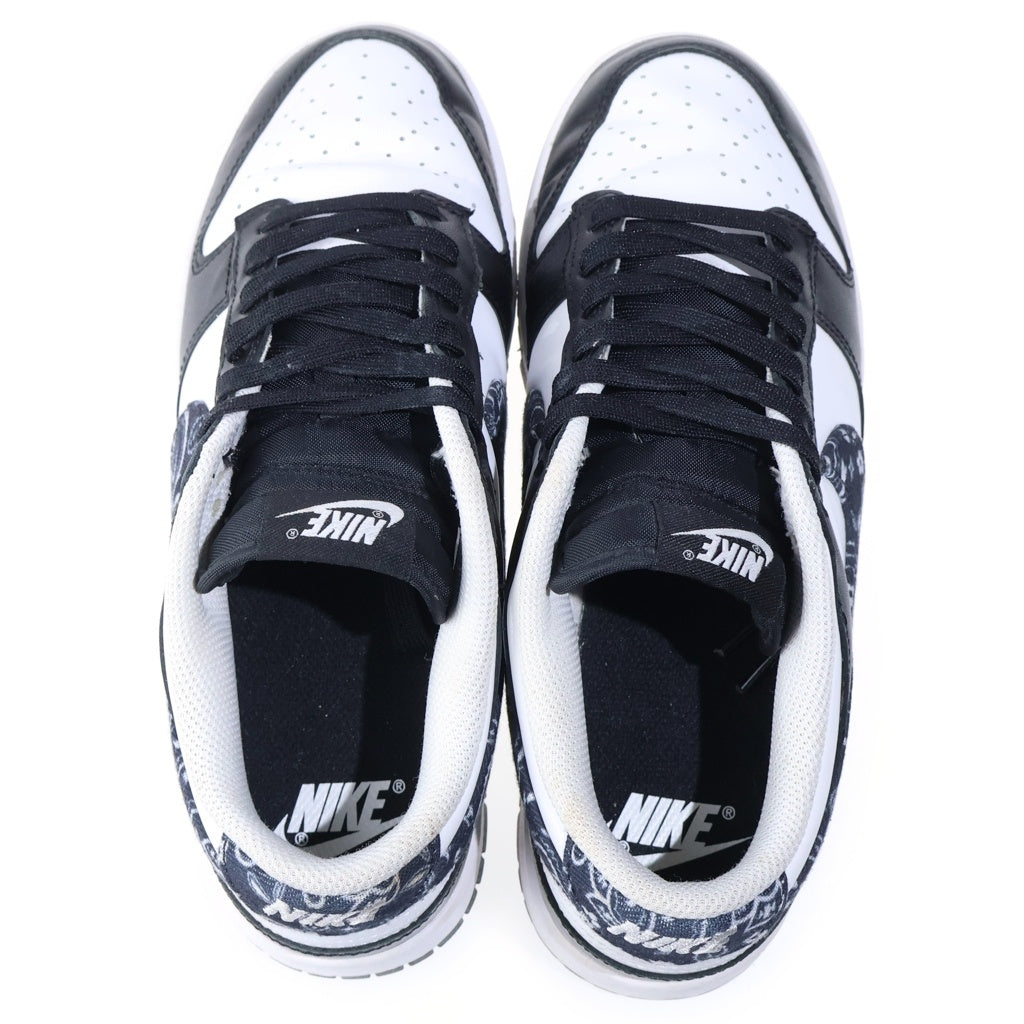 NIKE(ナイキ) WMNS DUNK LOW BLACK PAISLEY ウィメンズ ダンク ロー ブラックペイズリー ローカットスニーカー ブラック/ホワイト US9/26cm DH4401-100