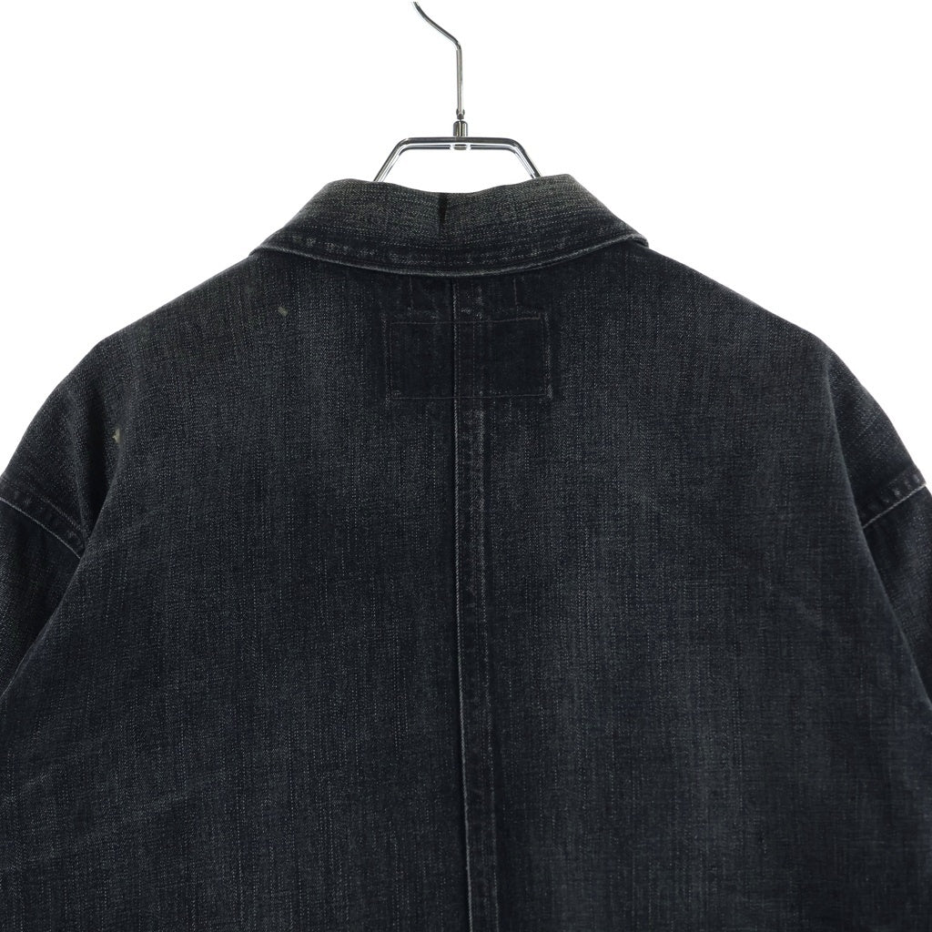 RRL(ダブルアールエル) LIMITED EDITION 200着限定 CHORE JACKET ペンキ加工 カバーオール ブラック