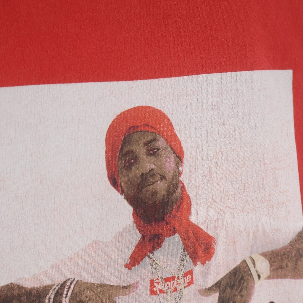 SUPREME(シュプリーム) 16AW Gucci Mane Tee グッチ メイン クルーネック カットソー 半袖Tシャツ レッド
