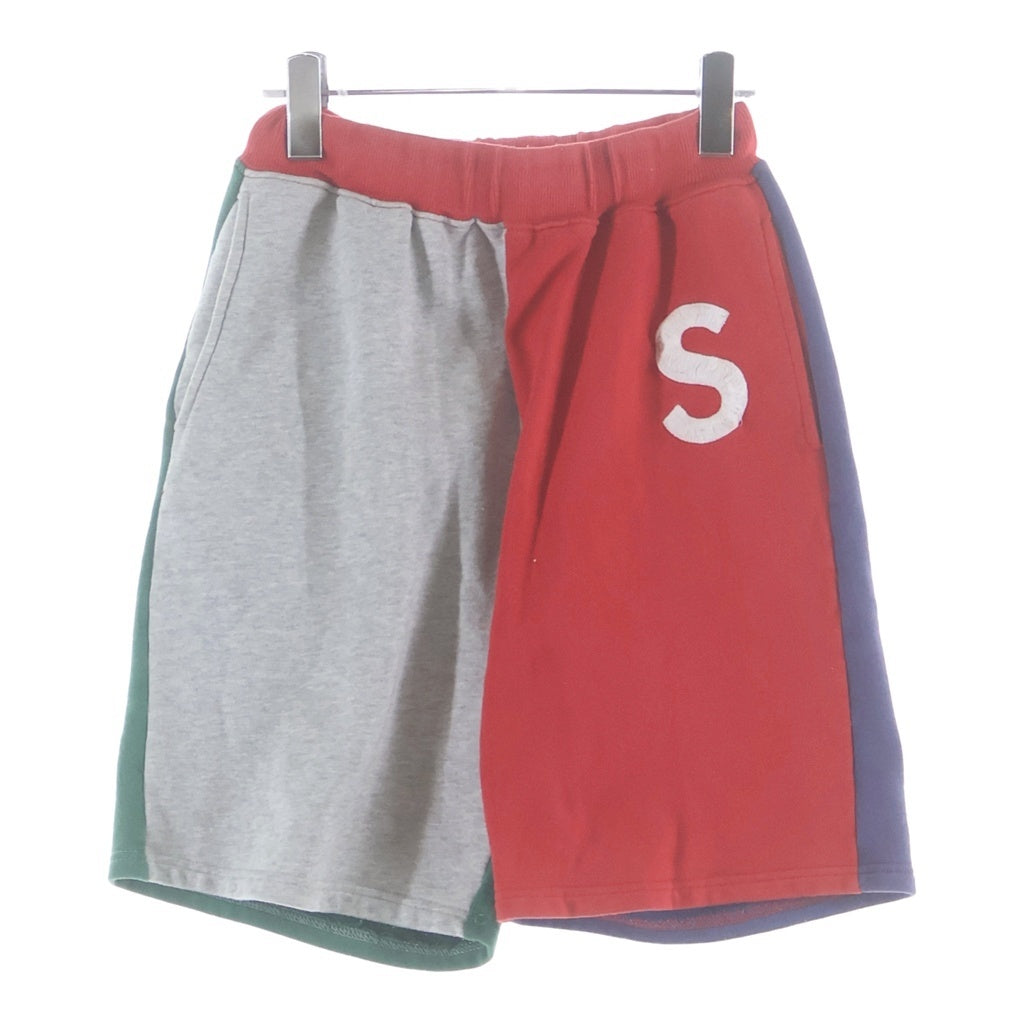 SUPREME(シュプリーム) 19SS S Logo Colorblocked Sweatshort エスロゴ カラーブロックド スウェット ハーフパンツ マルチカラー