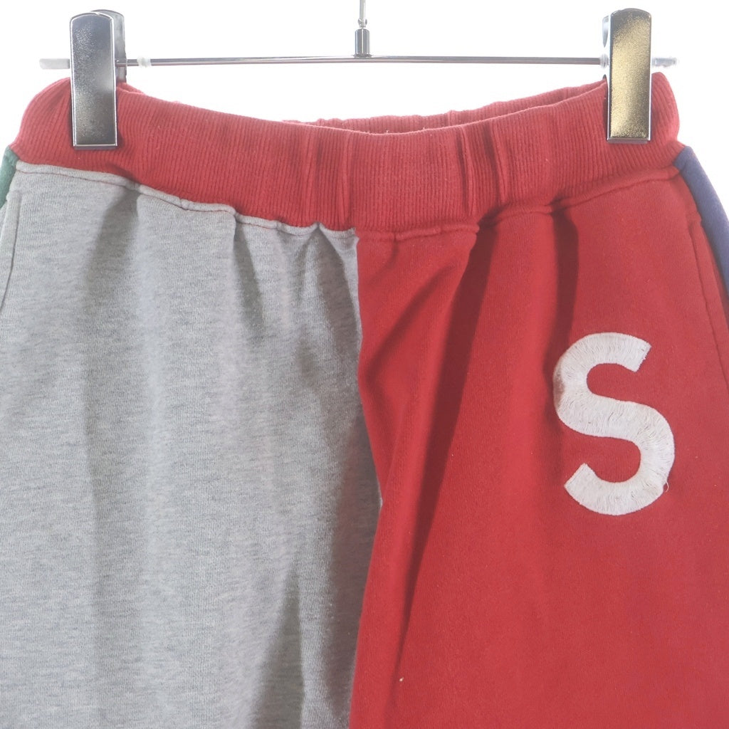 SUPREME(シュプリーム) 19SS S Logo Colorblocked Sweatshort エスロゴ カラーブロックド スウェット ハーフパンツ マルチカラー