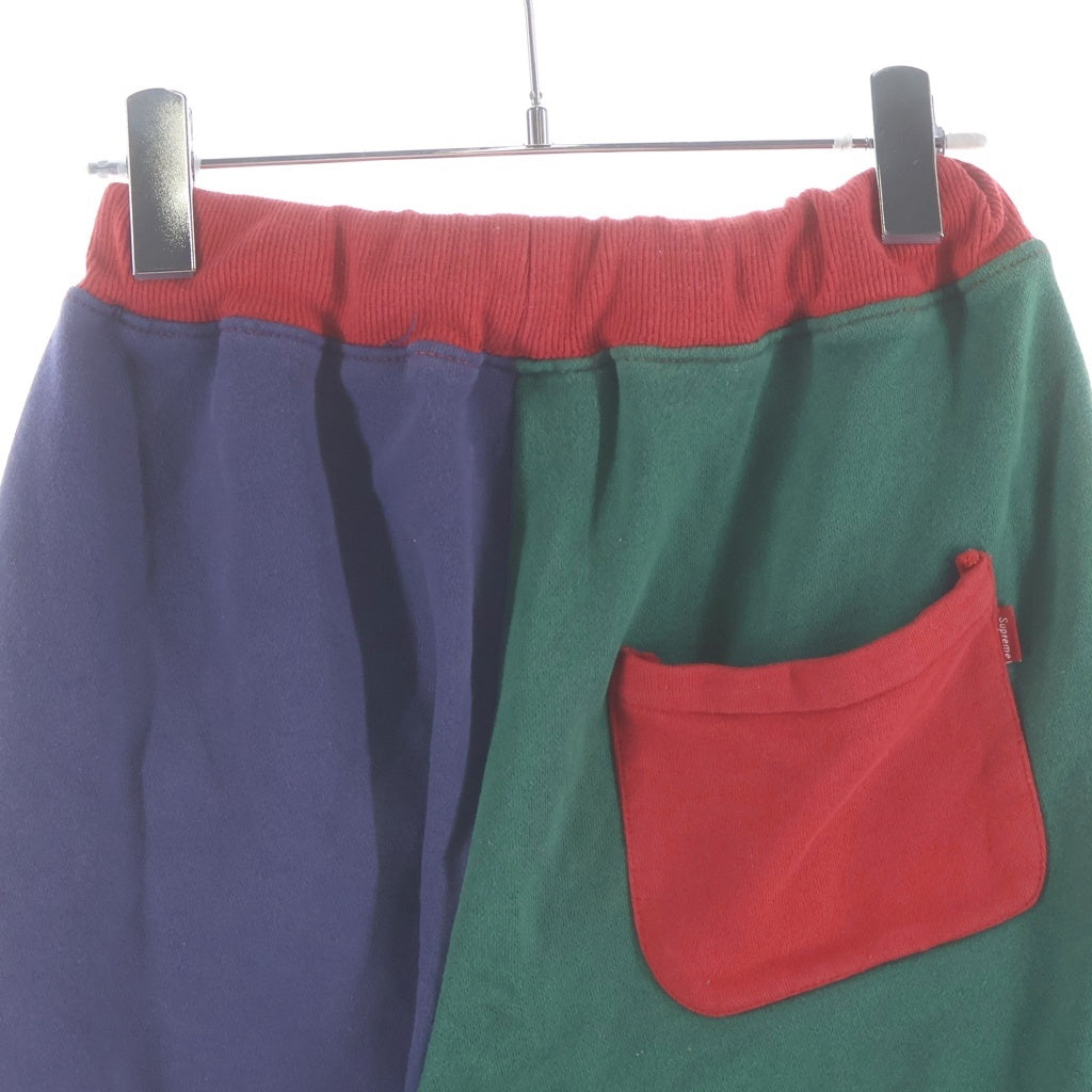 SUPREME(シュプリーム) 19SS S Logo Colorblocked Sweatshort エスロゴ カラーブロックド スウェット ハーフパンツ マルチカラー