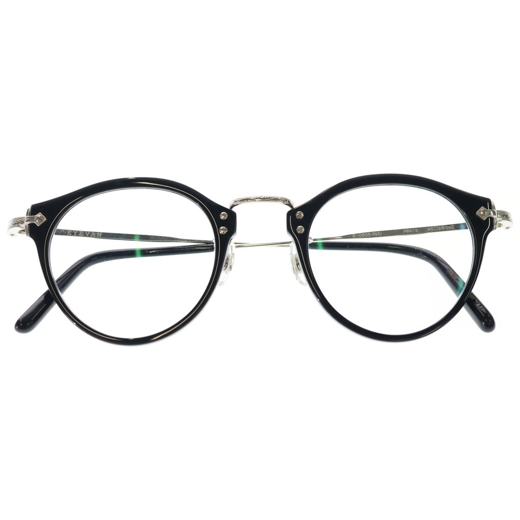 EYEVAN アイヴァン CAPSULE COLLECTION カプセル コレクション E-0505 アイウェア ブラック EYEVAN(アイヴァン) CAPSULE COLLECTION カプセル コレクション E-0505