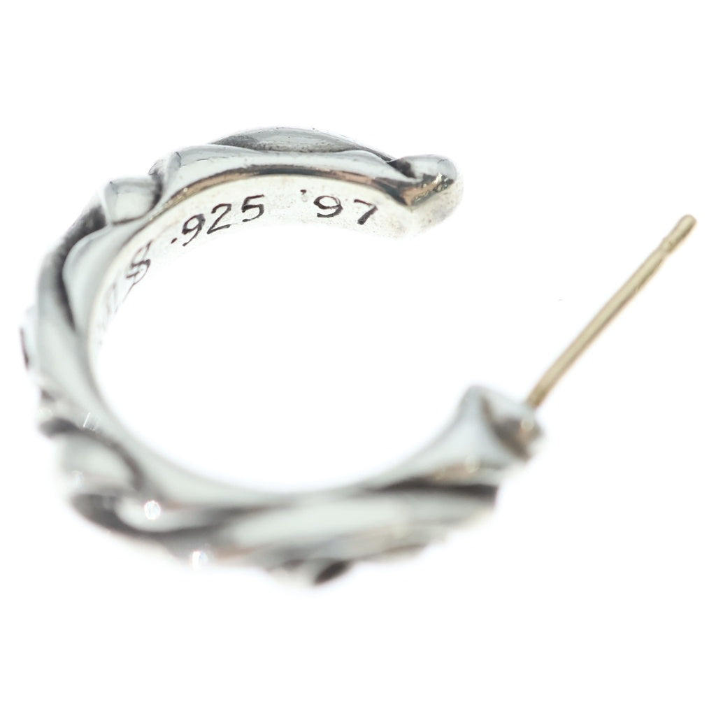 CHROME HEARTS(クロムハーツ) HOOP SCROOL スクロール フープピアス シルバー BCA102