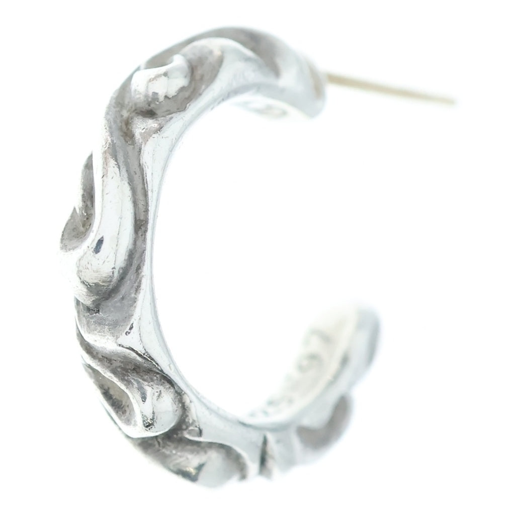 CHROME HEARTS(クロムハーツ) HOOP SCROOL スクロール フープピアス シルバー BCA102