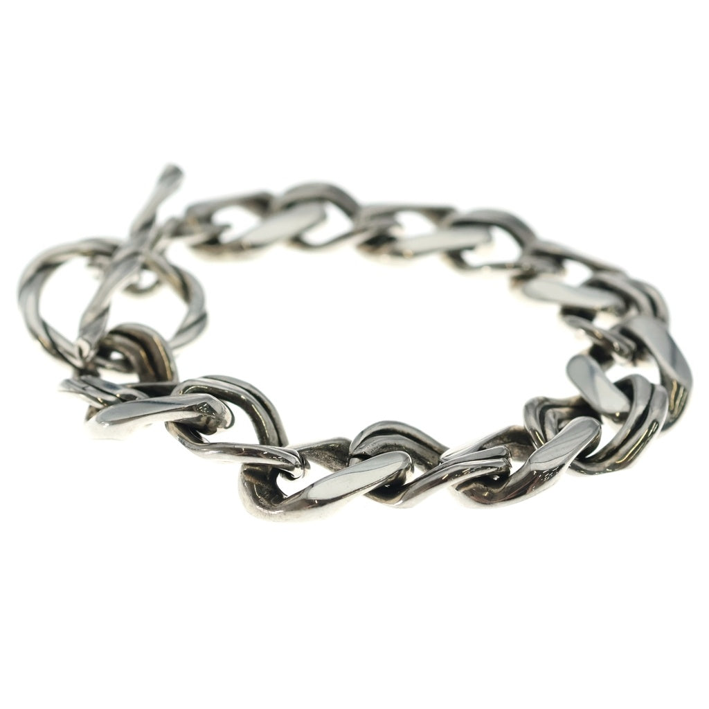 YVES SAINT LAURENT(イヴサンローラン) Metal Chain Bracelet チェーンブレスレット メタル シルバー レディース