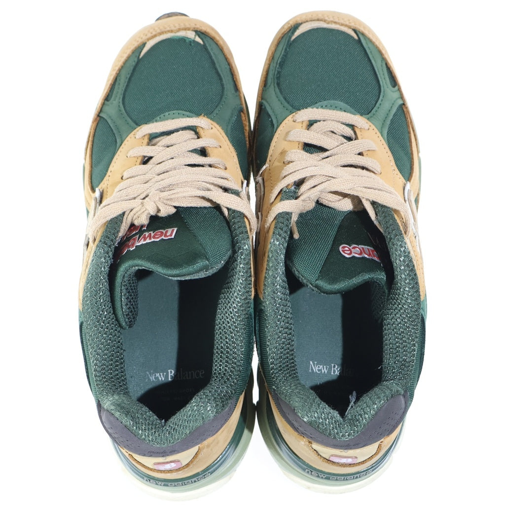 New Balance(ニューバランス) Made in USA 990v3 Tan Green ローカットスニーカー M990WG3 グリーン