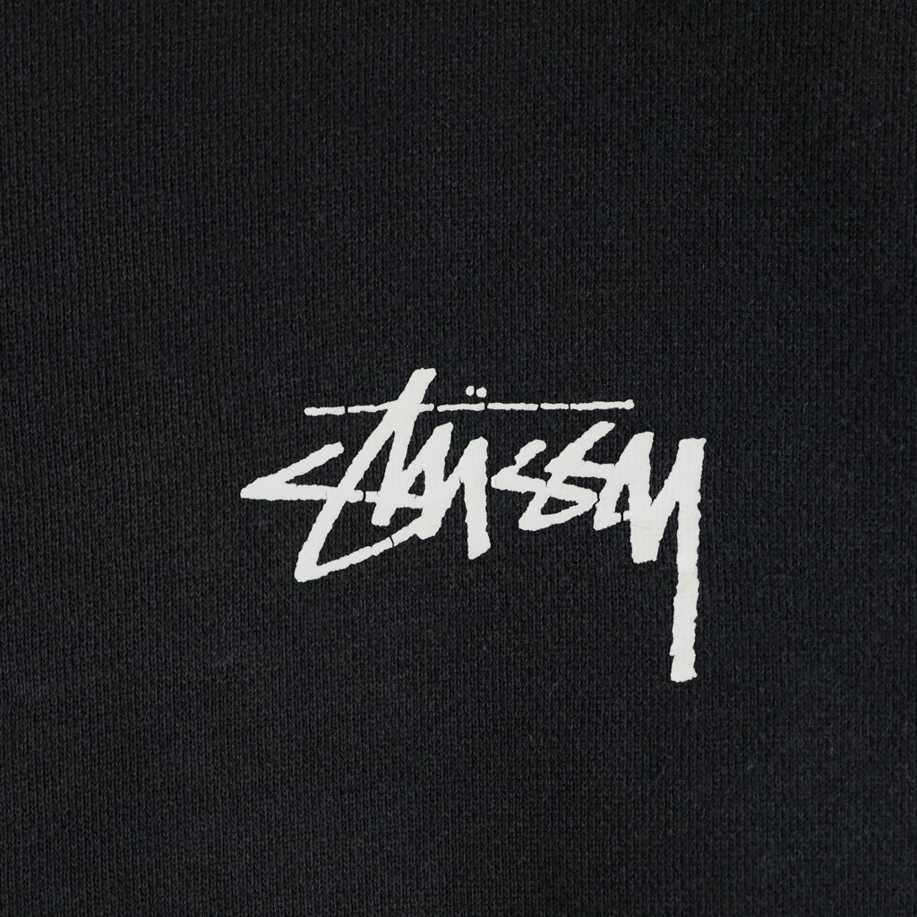 STUSSY(ステューシー) 00s Camouflage 8 Ball 8ボール ショーンフォント スウェット ブラック