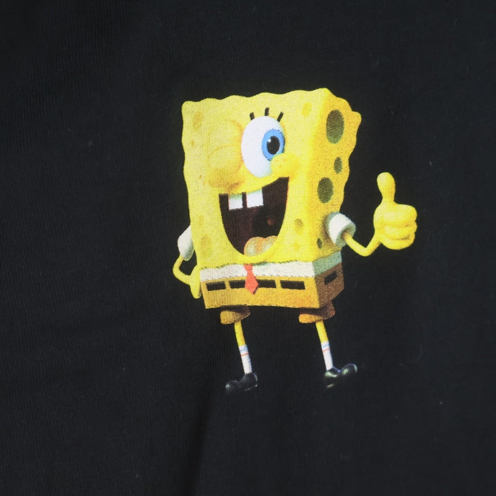 SUPREME(シュプリーム) 25SS SpongeBob Castelli Racing Tee スポンジボブ ボックスロゴ レーシング クルーネック長袖カットソー ブラック