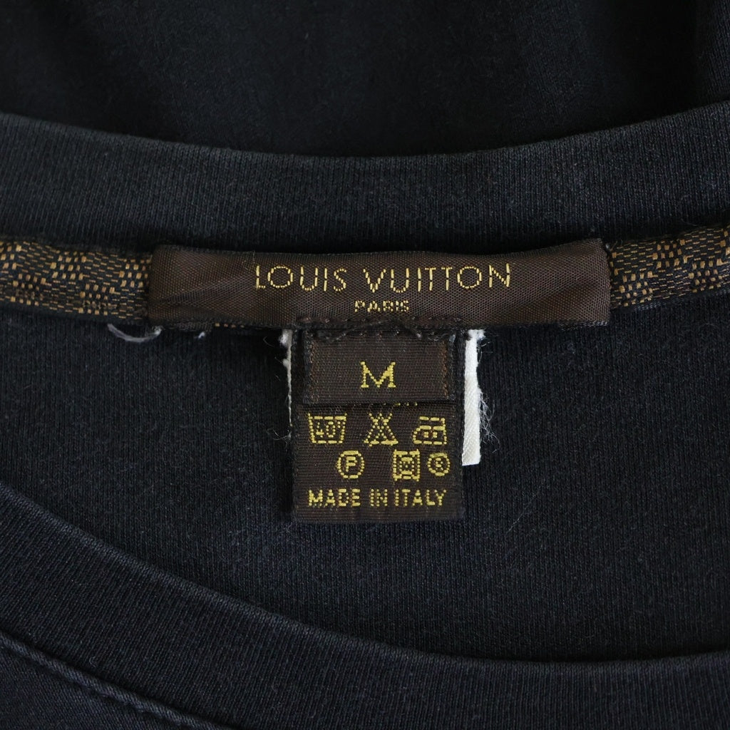 LOUIS VUITTON(ルイヴィトン) ダミエピスネーム ロングスリーブカットソー ブラック