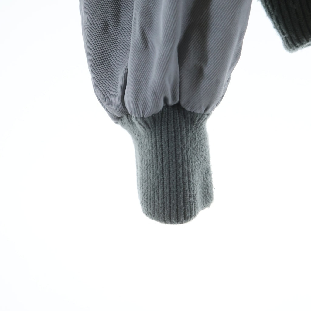 DIESEL(ディーゼル) 22AW J-CORIN 転写 騙し絵 トロンプルイユ MA-1 レーヨン A07260 ボンバージャケット グレー