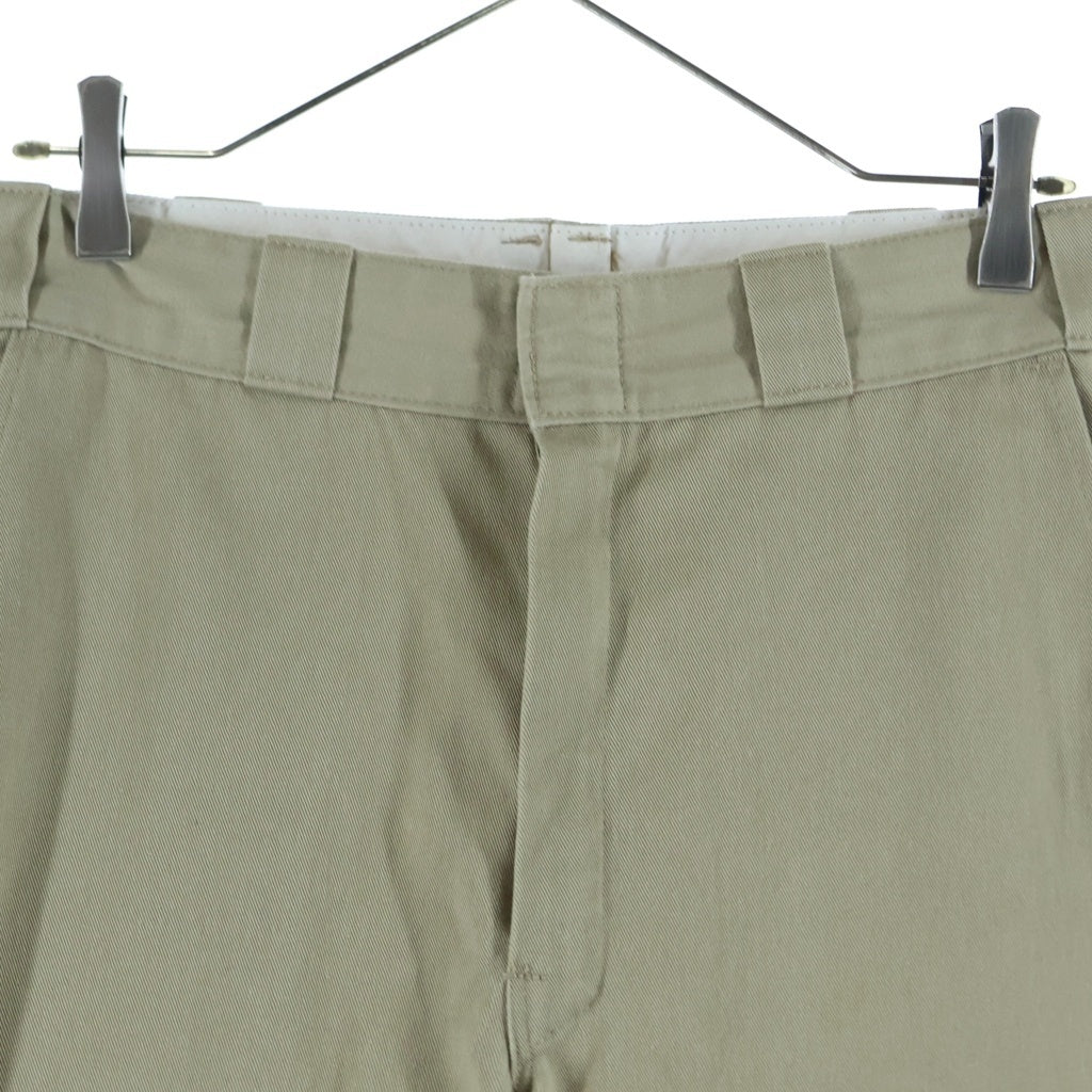Dickies(ディッキーズ) 80s TALONジップ バック開閉可 ストレートチノ ベージュ