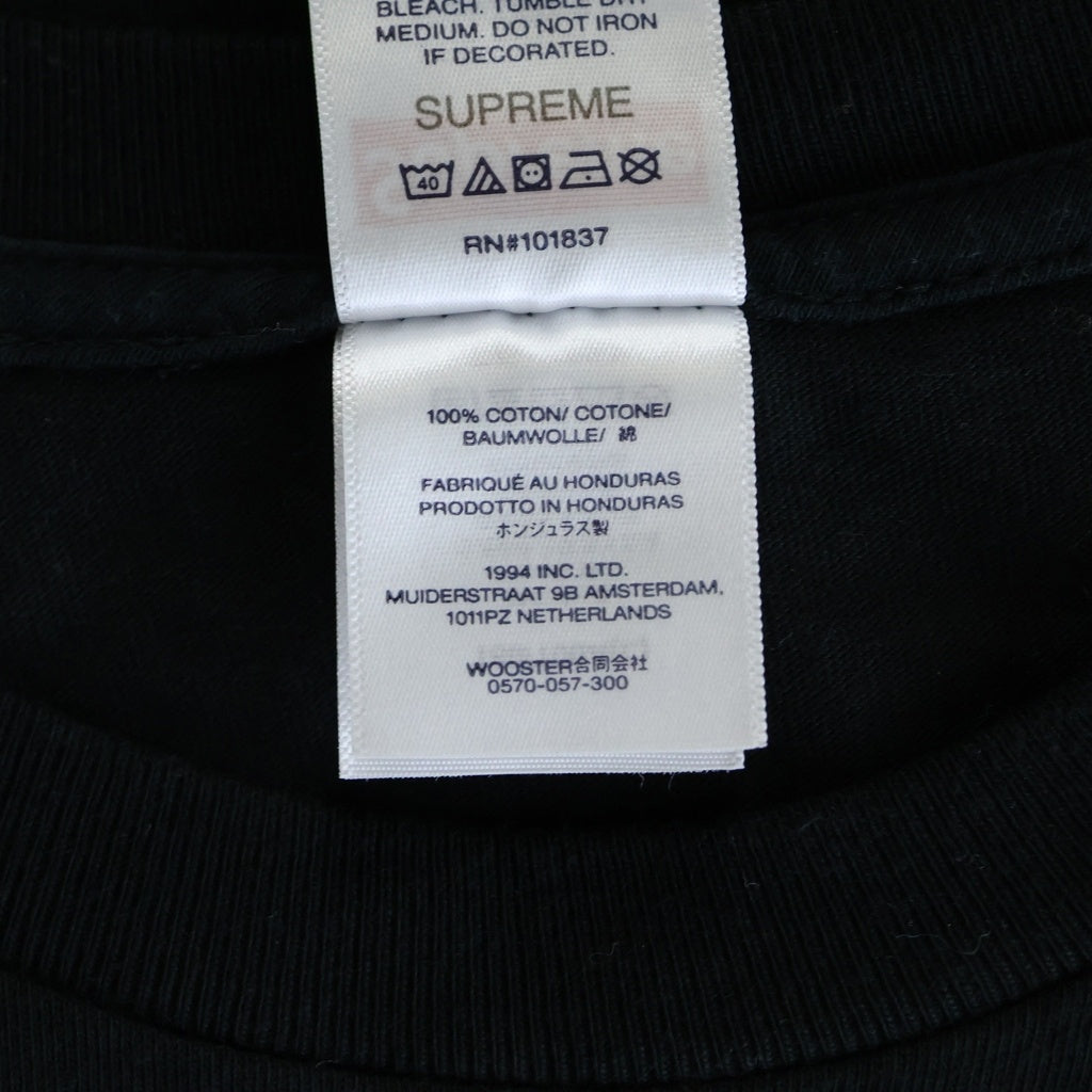 SUPREME(シュプリーム) 25AW ×ANTI HERO Eagle L/S Tee アンタイヒーロー イーグル ロングスリーブカットソー ブラック