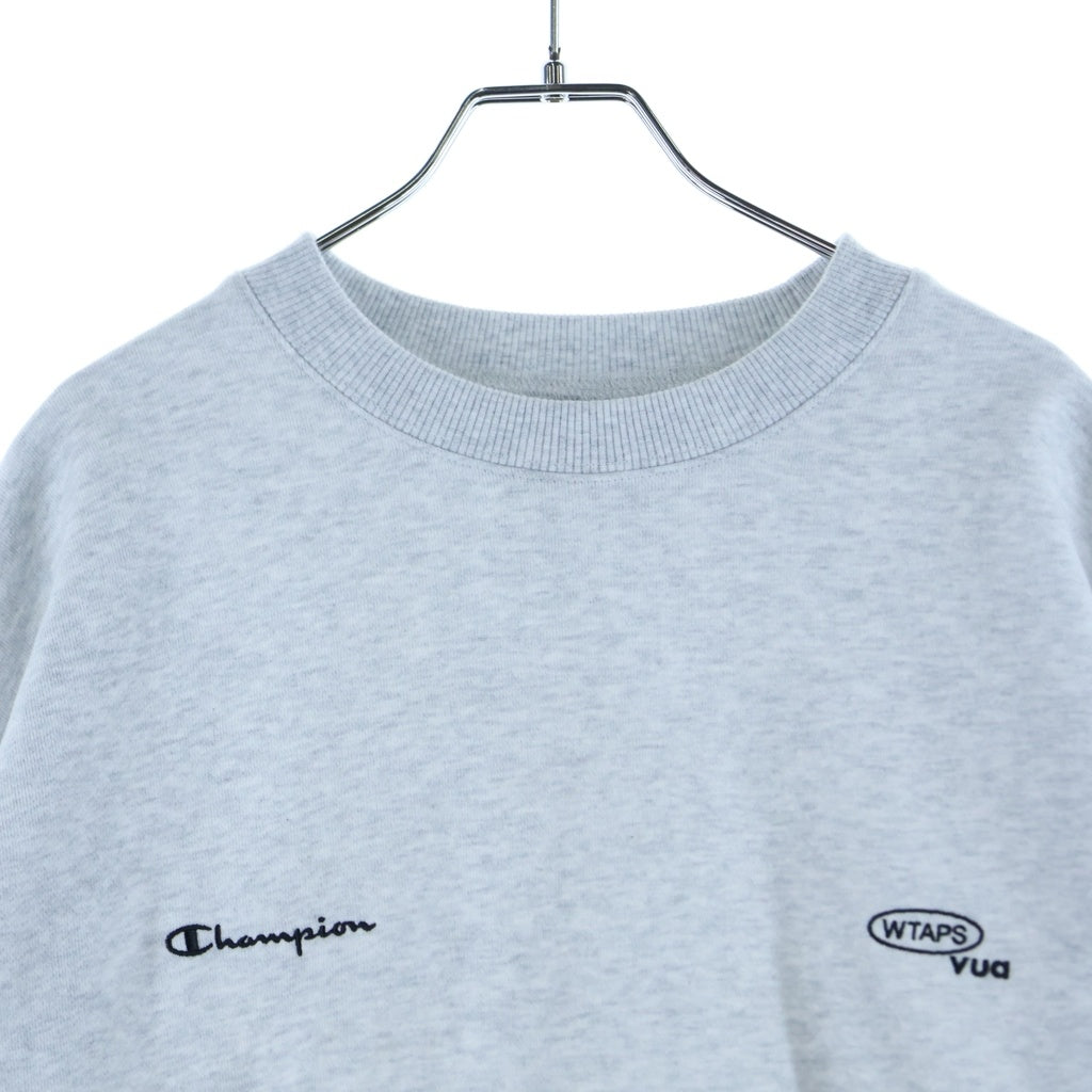 WTAPS(ダブルタップス) ×CHAMPION ACADEMY CREW NECK C8-D016 クルーネックスウェット グレー
