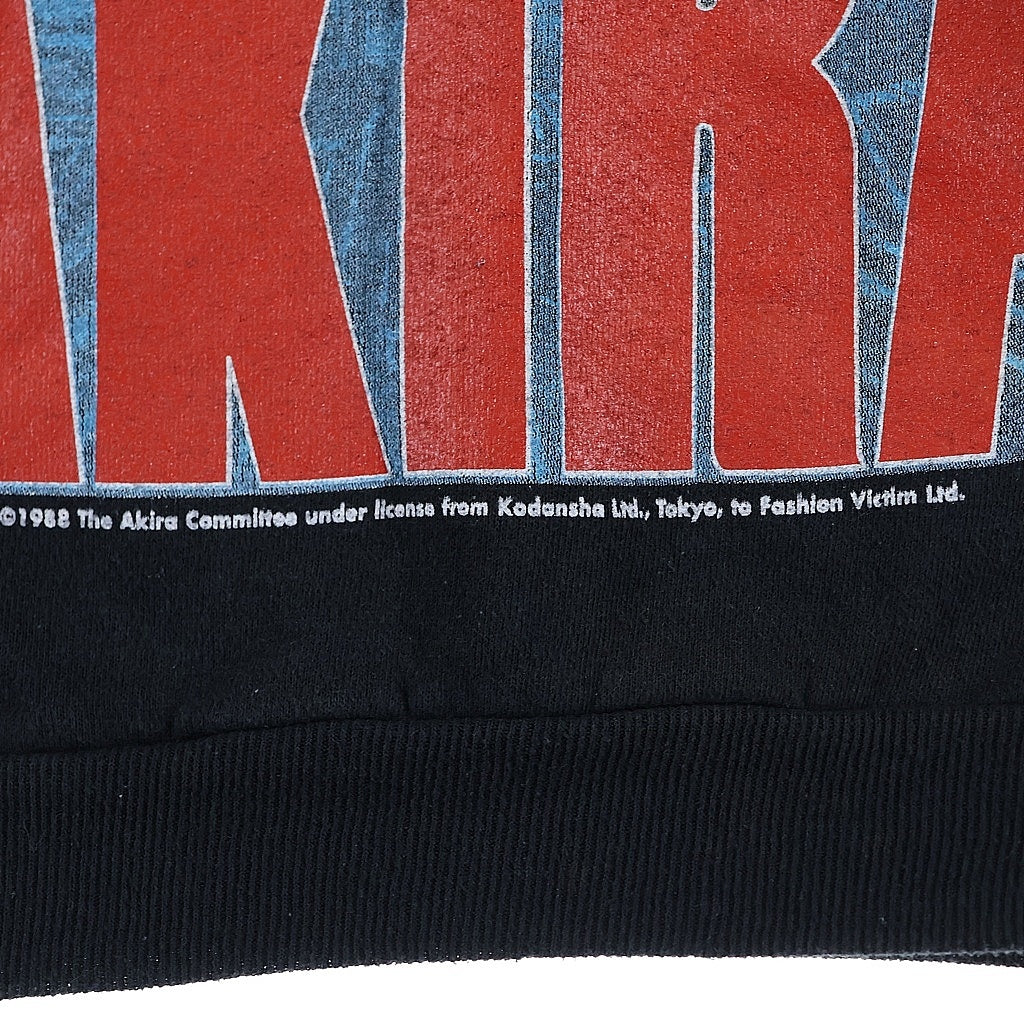 VINTAGE(ヴィンテージ) 90s AKIRA KANEDA EXPLODE CREWNECK SWEAT LEE BODY アキラ 金田 エクスプロード スウェット ブラック