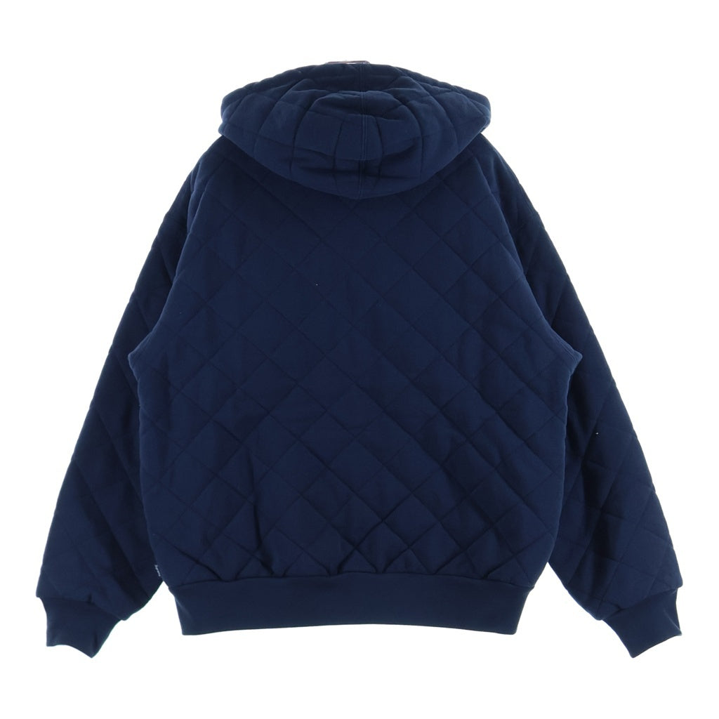 SUPREME(シュプリーム) 25AW Quilted Zip Up Hooded Sweatshirt キルティングジップアップフーディ ネイビー