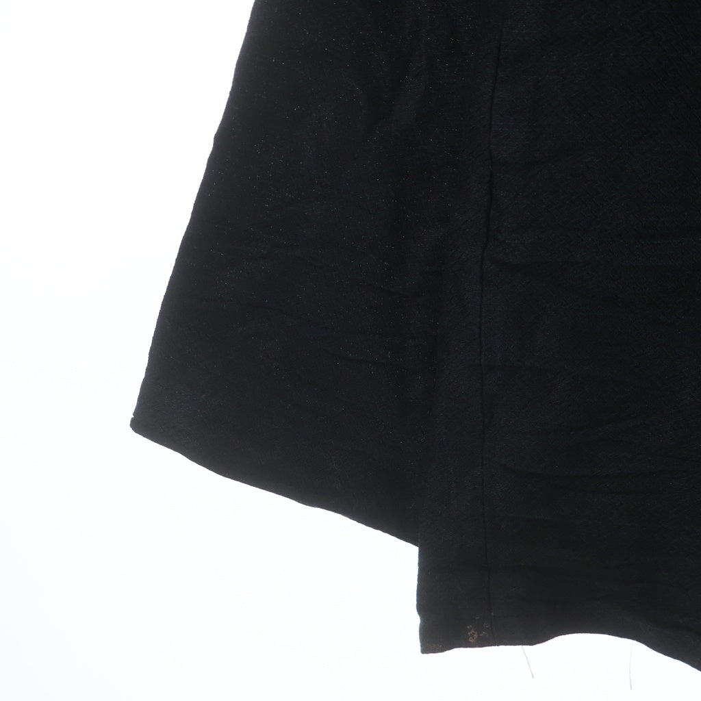 AURALEE(オーラリー) 21SS SILK LINEN DOBBY SHIRTS JACKET シルクリネン ドビー A21SS01SD 5 長袖シャツ ブラック