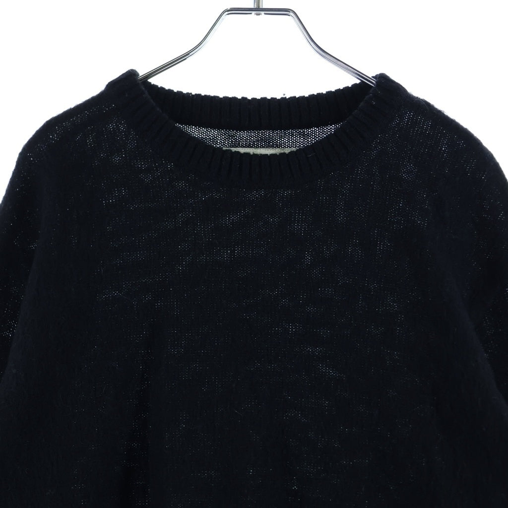 WACKO MARIA(ワコマリア) Mohair Crewneck Sweater モヘアセーター ブラック