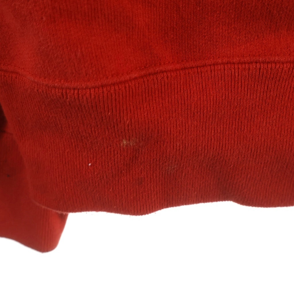 WACKO MARIA(ワコマリア) WASHED HEAVY WEIGHT SWEATSHIRT ウォッシュドヘビーウェイトスウェットシャツ カレッジプリント オールドイングリッシュ スウェット レッド
