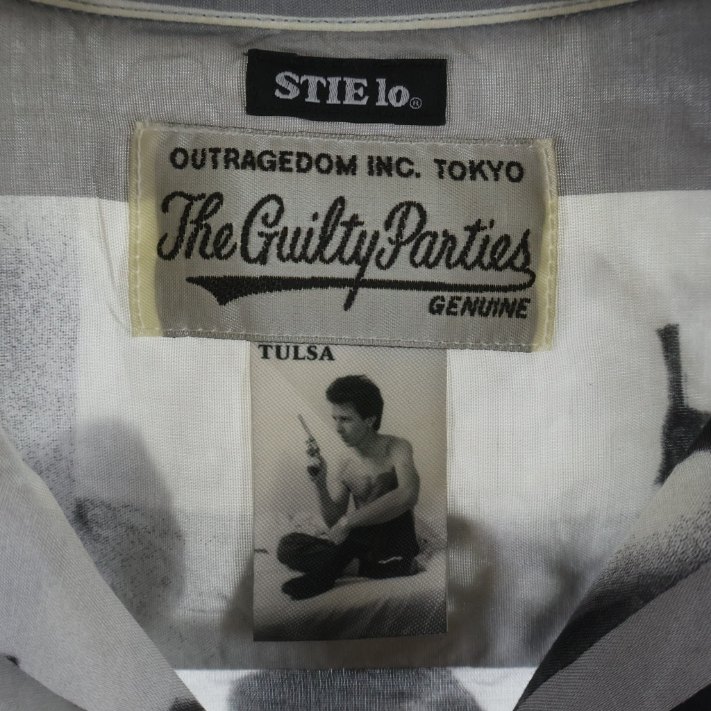WACKO MARIA(ワコマリア) ×STIE-LO LARRY CLARK TULSA TYPE-2 スティーローラリークラーク タルサ ハワイアンシャツ ホワイト