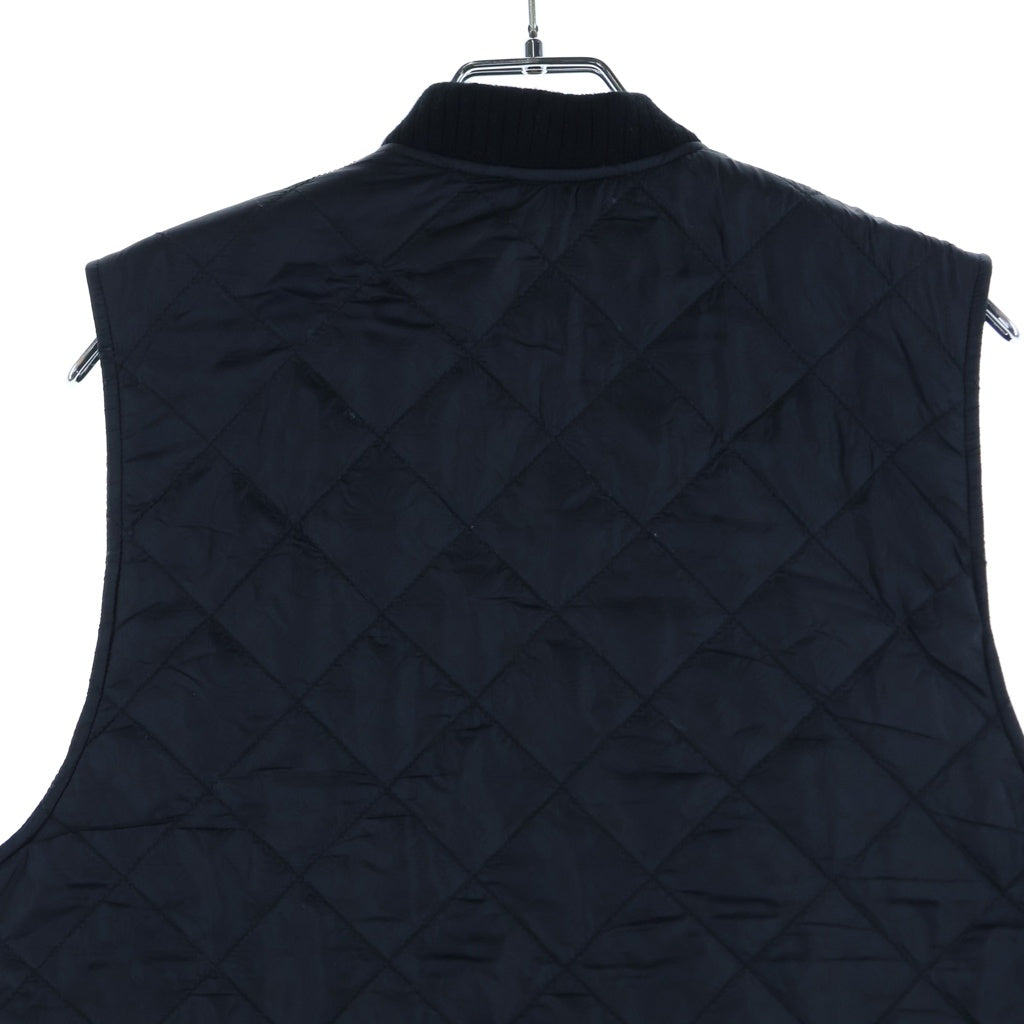 CHROME HEARTS(クロムハーツ) ×MATTY BOY CHOMPER Leather Patch Nylon Vest チョンパーレザーパッチ ナイロンベスト ブラック