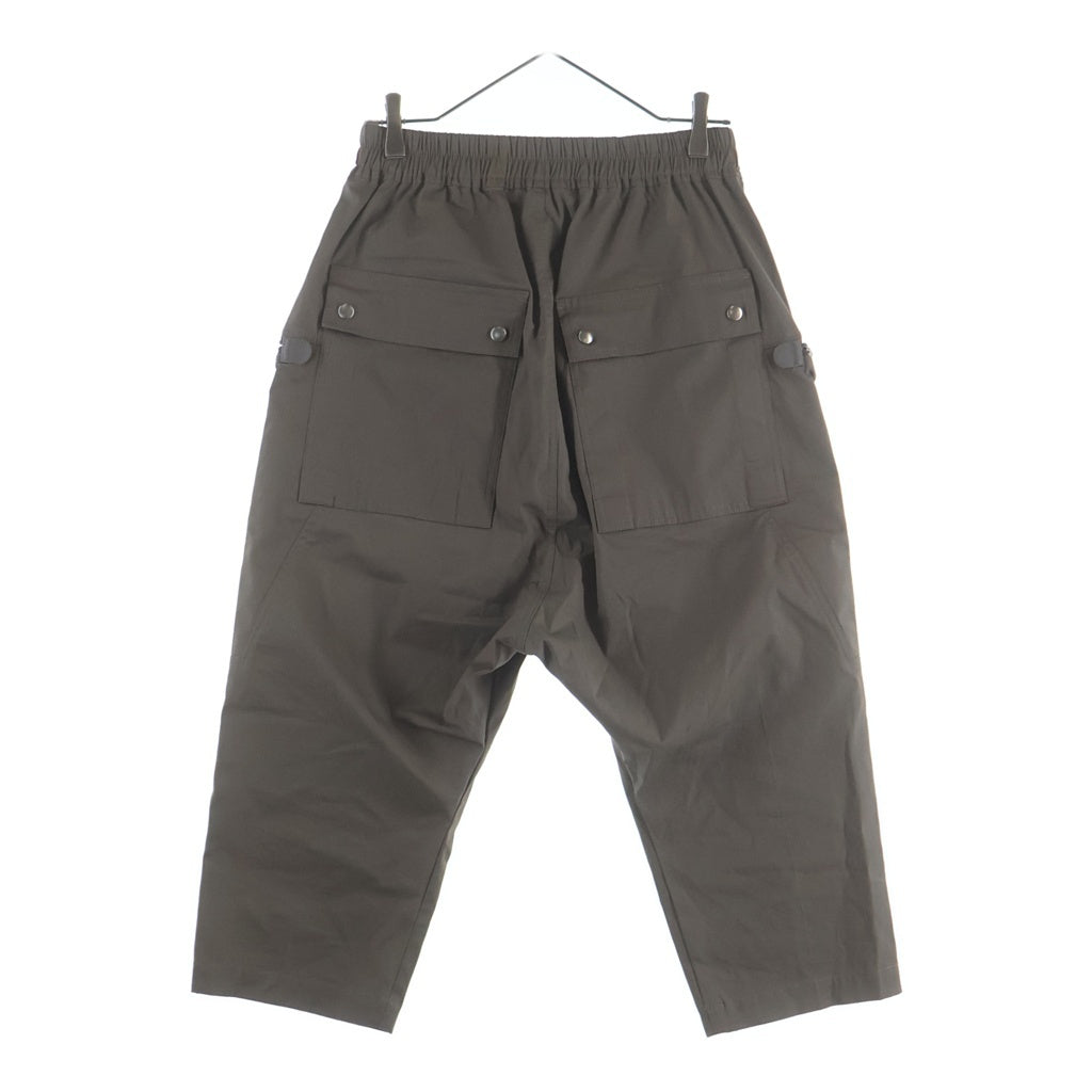 Rick Owens(リックオウエンス) 22SS Drawstring Zip Detail Pants ドローストリング ジップディテール パンツ ブラウン RU01B1348TE