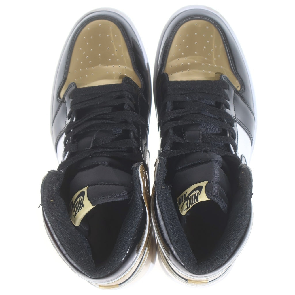 NIKE(ナイキ) Air Jordan 1 Retro High OG NRG Gold Toe エアジョーダン1 レトロ ハイ ゴールドトゥ ハイカットスニーカー US9/27cm 861428 007