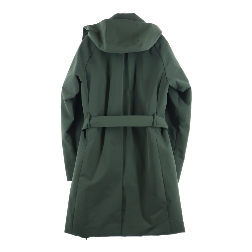 DESCENTE(デサント) フード付き ダブルトレンチコート カーキ 7778M204