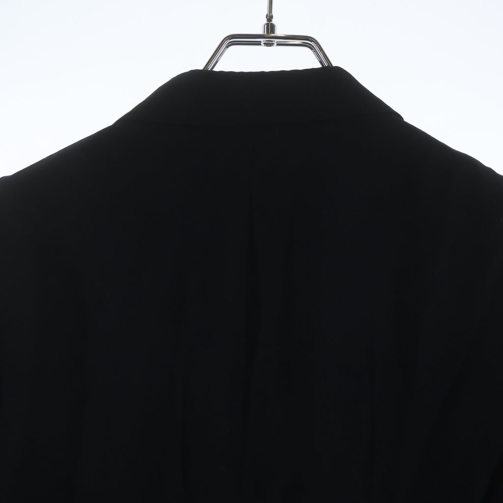 Yohji Yamamoto POUR HOMME(ヨウジヤマモト プールオム) 16SS ウールギャバ 3ボタン テーラードジャケット ブラック HO-J23-100