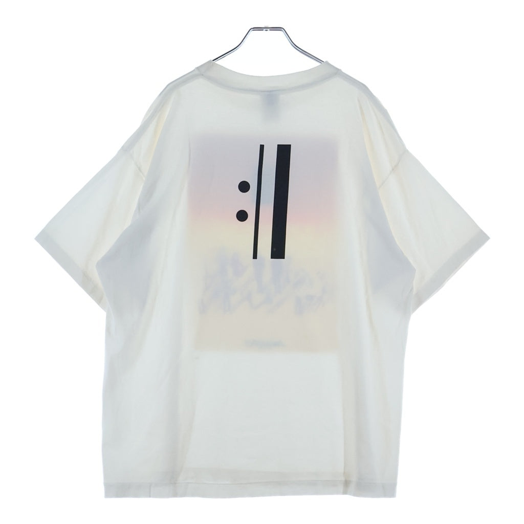 SAINT MICHAEL(セントマイケル) 25SS ×GEEKS RULE ×シン・エヴァンゲリオン劇場版 EV SS TEE クルーネックTシャツ ホワイト