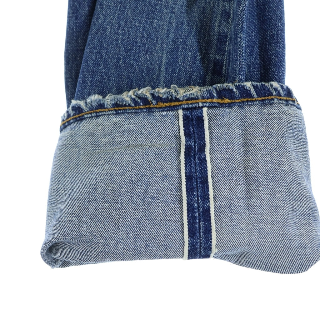 Levi's(リーバイス) 70s BIGE後期 平行ステッチ ボタン裏2 裾上げなし 通常R ストレートパンツ インディゴ