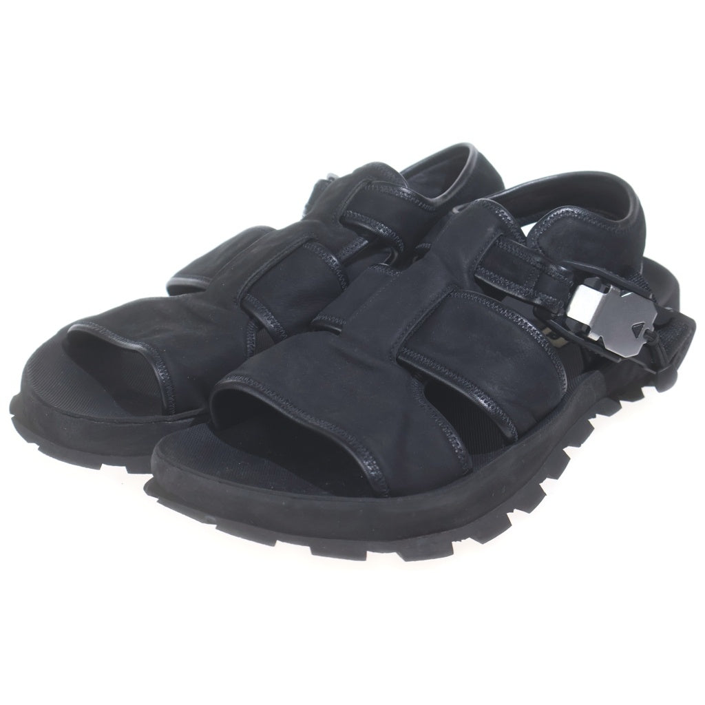 JIL SANDER(ジルサンダー) SUEDE SANDALS スエード コンフォートサンダル ブラック