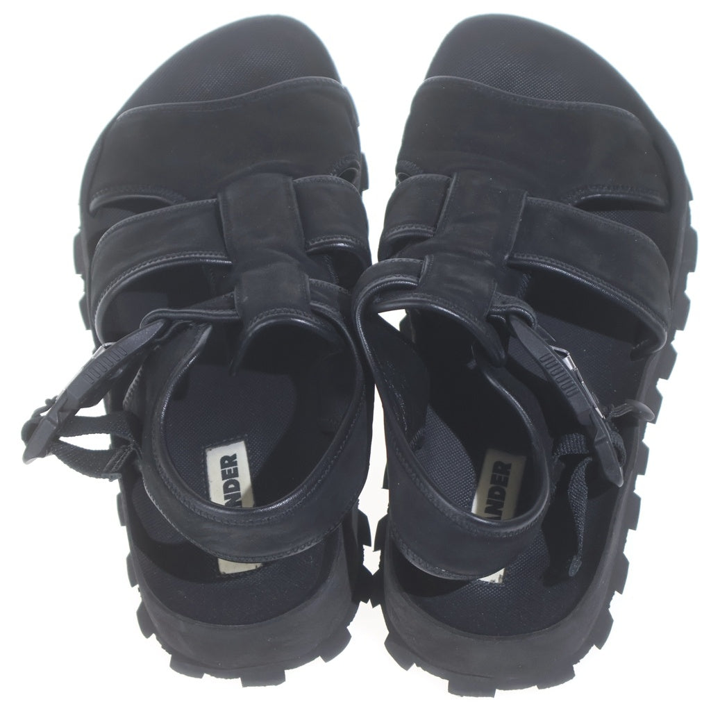 JIL SANDER(ジルサンダー) SUEDE SANDALS スエード コンフォートサンダル ブラック