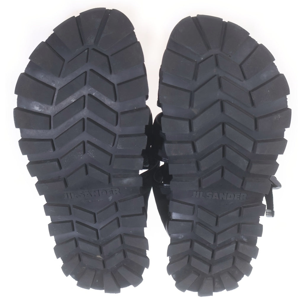 JIL SANDER(ジルサンダー) SUEDE SANDALS スエード コンフォートサンダル ブラック
