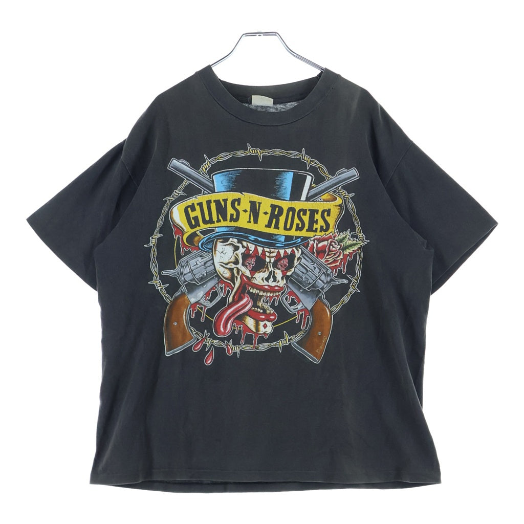 VINTAGE(ヴィンテージ) 90s Guns N' Roses ガンズアンドローゼズ クルーネック半袖Tシャツ ブラック