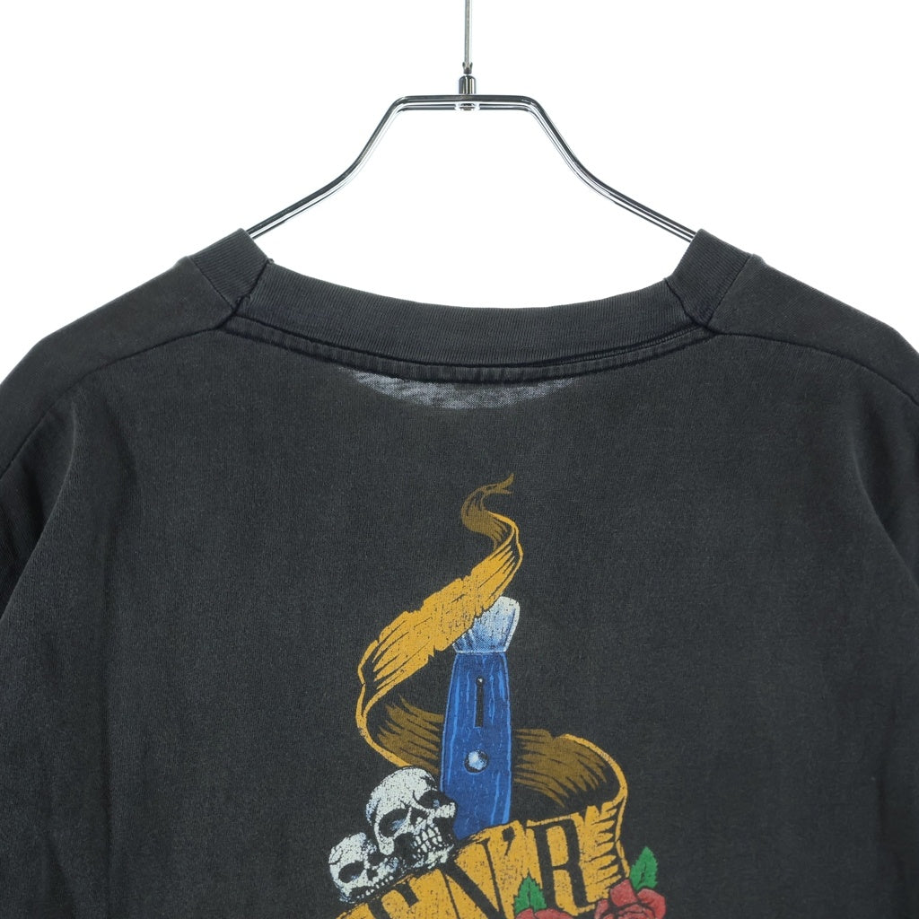 VINTAGE(ヴィンテージ) 90s Guns N' Roses ガンズアンドローゼズ クルーネック半袖Tシャツ ブラック