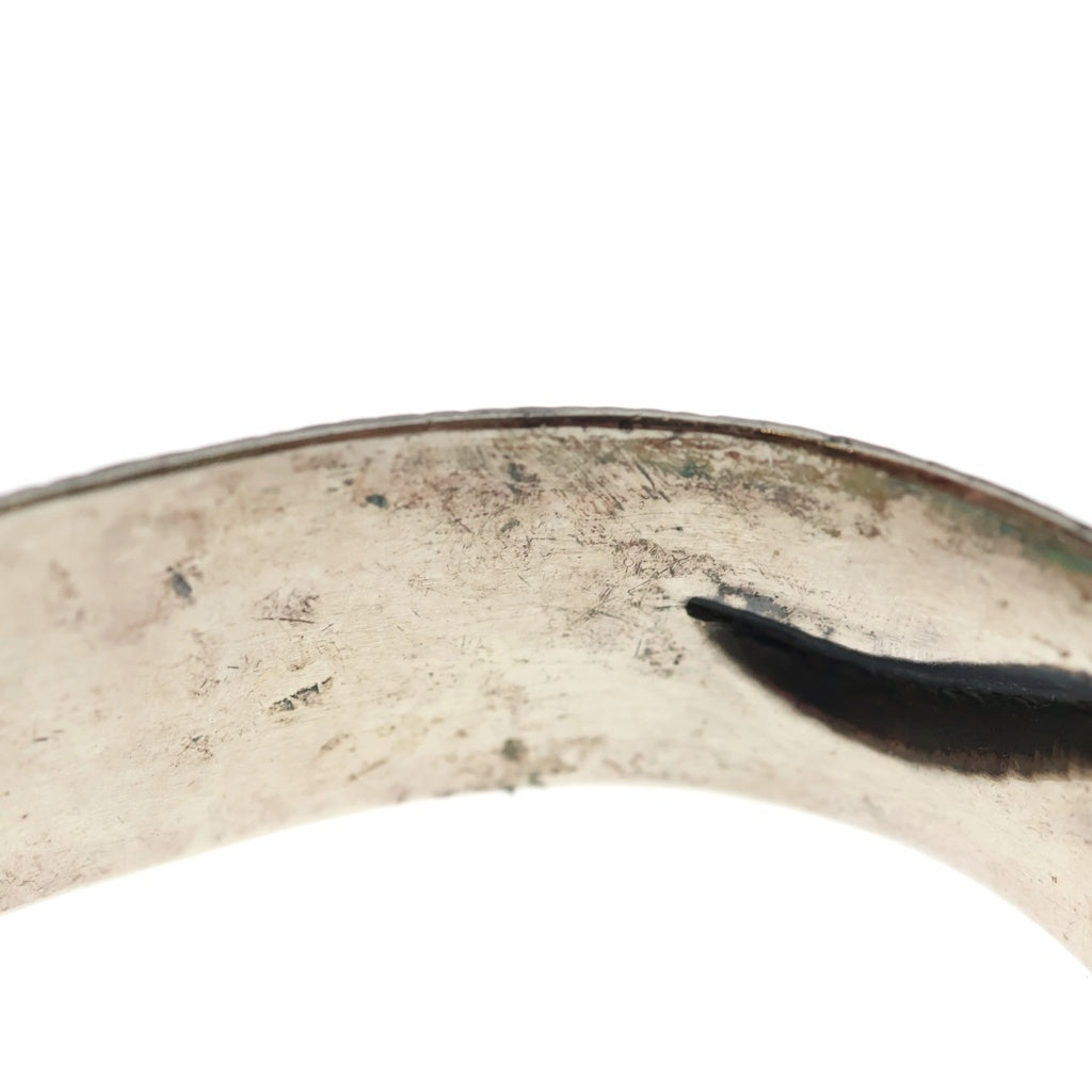 VINTAGE(ヴィンテージ) NAVAJO ナバホ スタンプワーク バングル シルバー