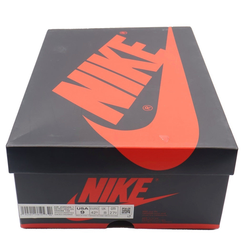 NIKE(ナイキ) AIR JORDAN 1 RETRO HIGH OG UNIVERCITY BLUE エアジョーダン1 ハイ ユニバーシティーブルー ハイカットスニーカー 555088-134 ブルー/ホワイト