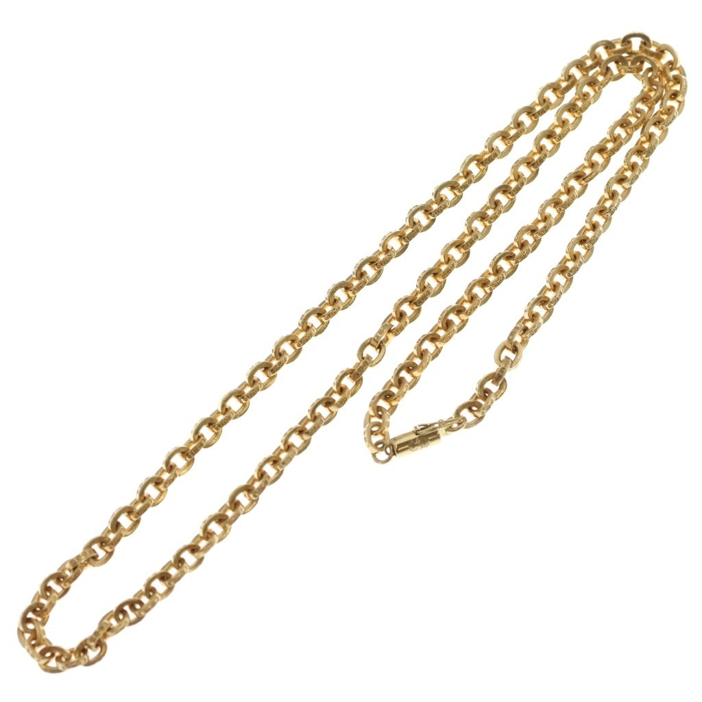 CHROME HEARTS(クロムハーツ) 22K PAPER CHAIN 22 ペーパーチェーン22inch ゴールドネックレス
