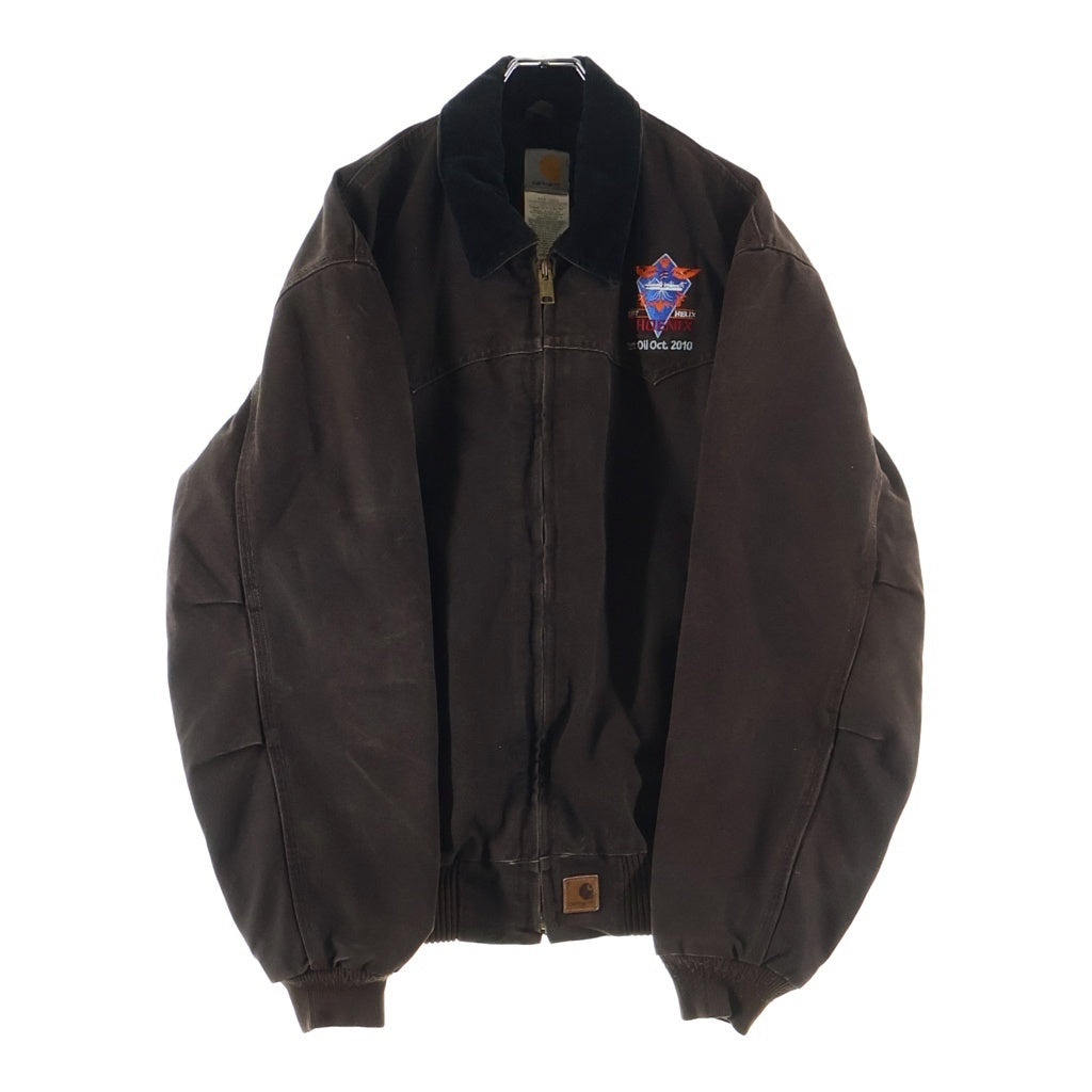 CARHARTT(カーハート) 10s サンタフェ SANTAFE J14 DKB L-R ダックジャケット ブラウン